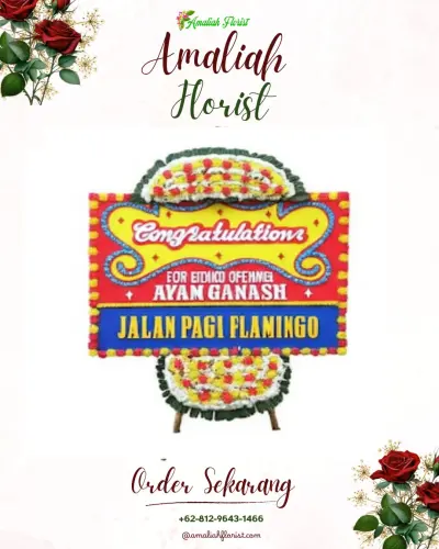 Bunga Papan Congratulation di Tomagoba